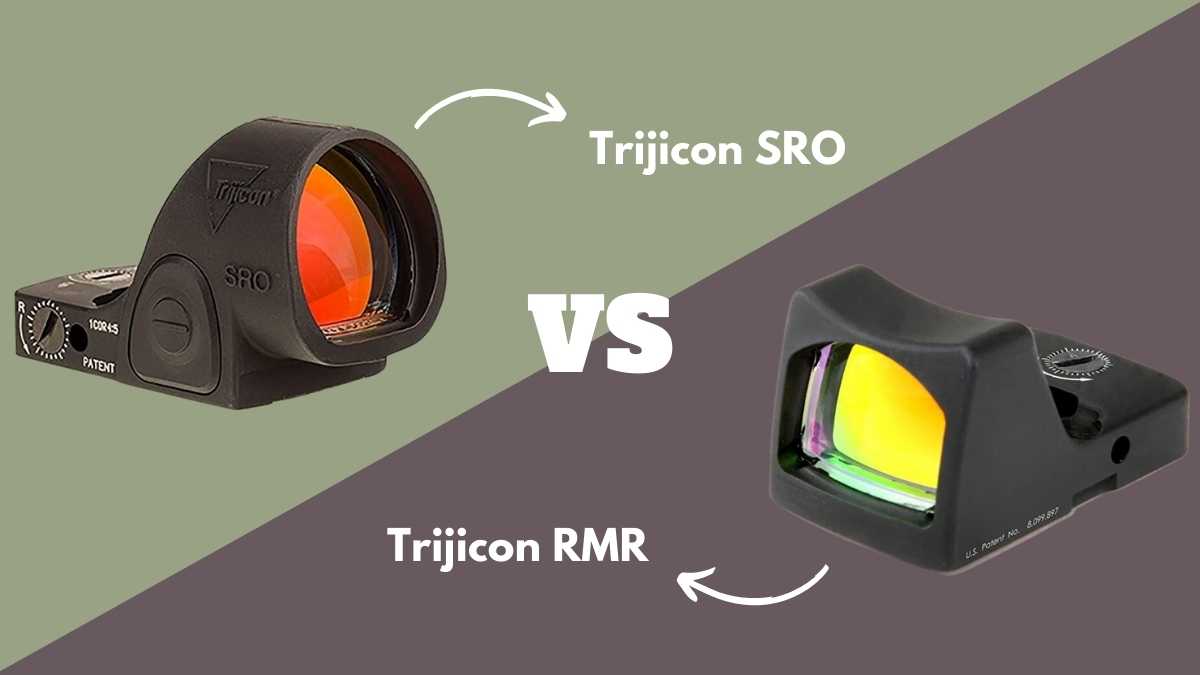 Trijicon SRO vs RMR - Side By Side Comparison