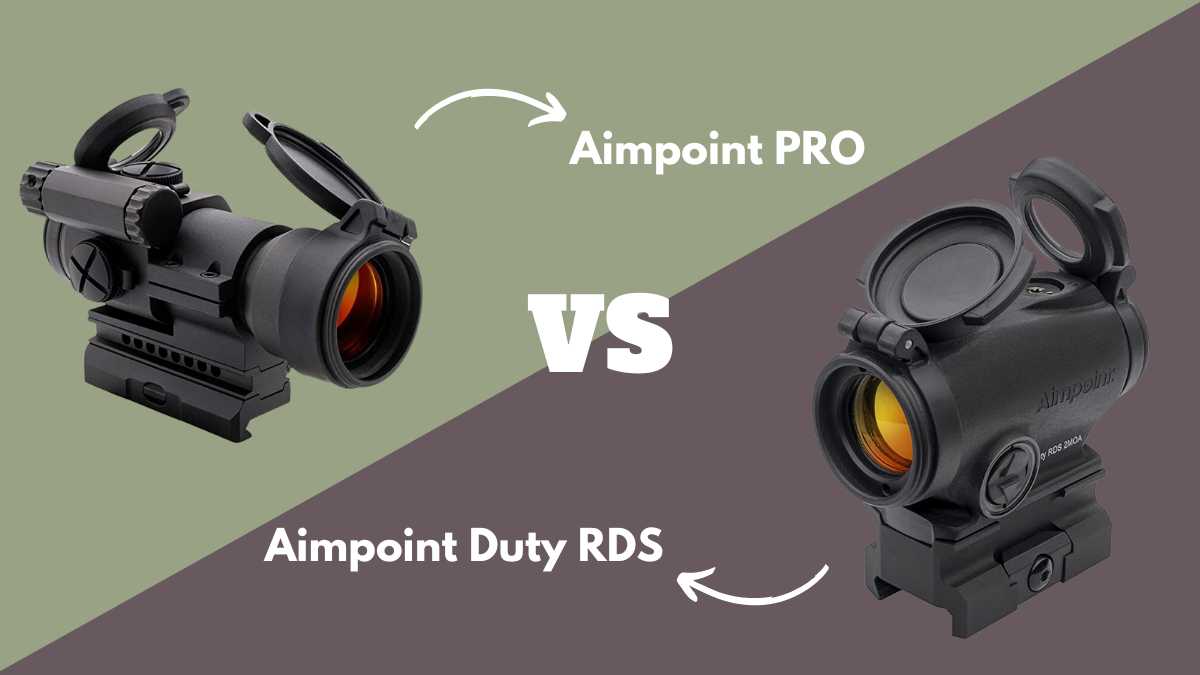 Aimpoint PRO vs Aimpoint Duty RDS [Which Optic Is Better]